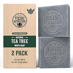 Viking Revolution Tea Tree Natural Soap for Men