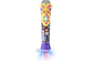 eKids Disney Encanto Karaoke Microphone with Bluetooth Speaker, Wireless Microphone Connects to Disney Songs Via EZ Link Feature, for Fans of Encanto Toys for Girls