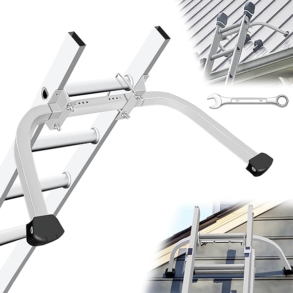VONLX LADDER STABILIZER ACCESSORY FOR ROOF GUTTER, ROOF...