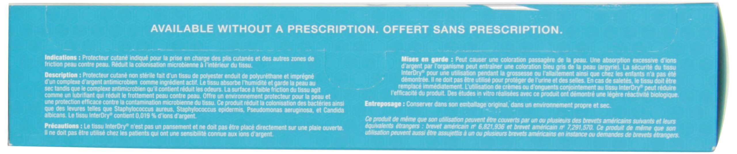 Coloplast Inc 627910 Interdry Textile With Antiicrobial Silver Complex 10