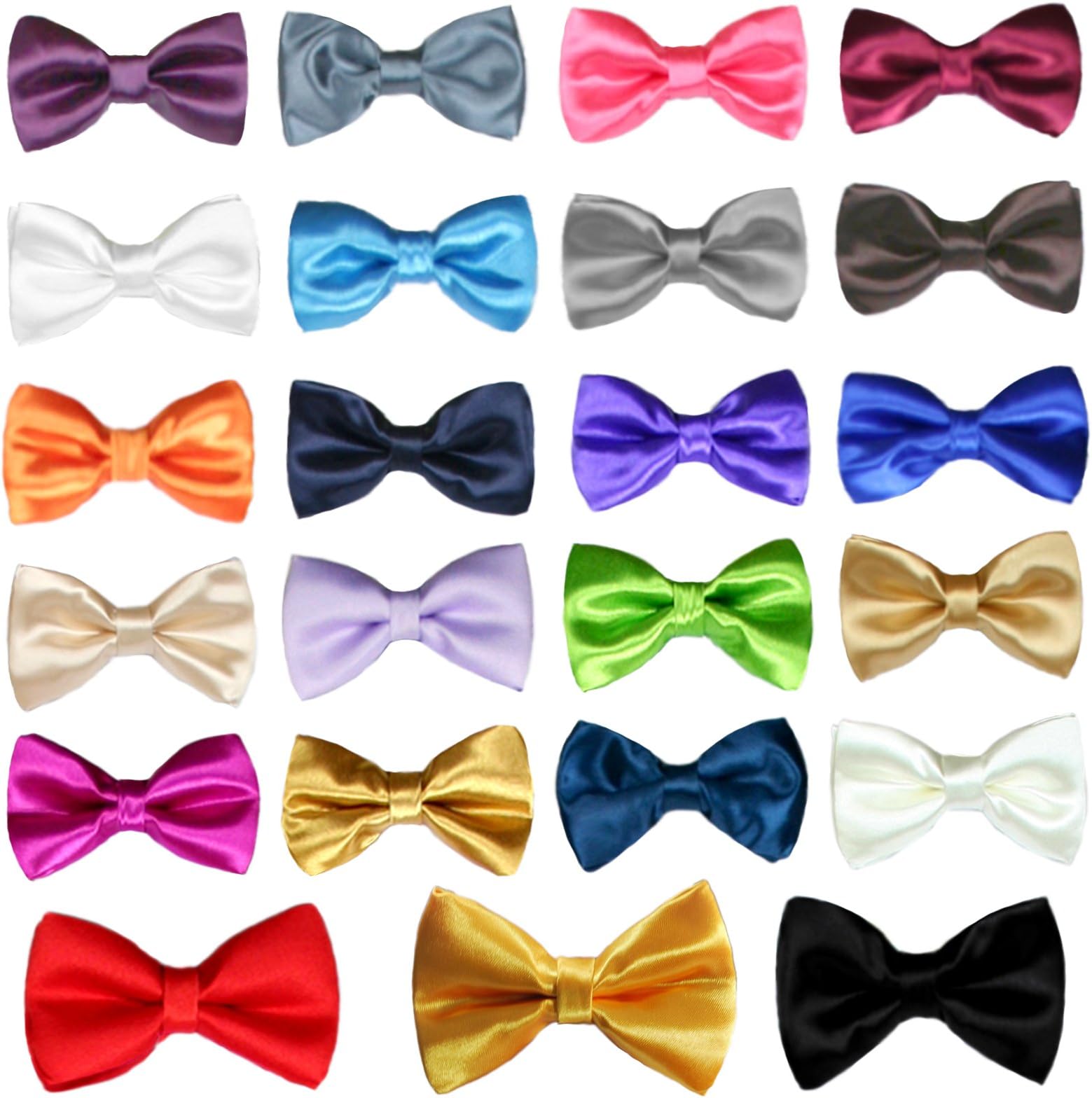 Classic Party Formal Tuxedo Suits Baby Boy Kid Men Satin Colors Bow Tie SM-XL