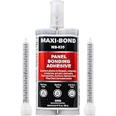 Maxi-Bond Panel Bonding Adhesive MB-835 &ndash; Two-Part Epoxy Adhesive, Non-Sag, High Strength for Metal, Fiberglass, Plastic &amp; Composite Panels &ndash; Includes Mixing Nozzles, 200 mL (6.75 oz) MB835