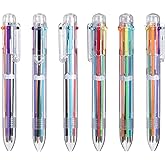 6 Pack 0.5Mm 6-In-1 Multicolor Ballpoint Pen 6 Colors
