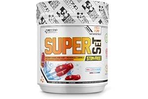 Beyond Yourself - SuperSET Stim-Free, Caffeine-Free Pre-Workout | Formulated for Peak Performance & Insane Pumps | Dominate S