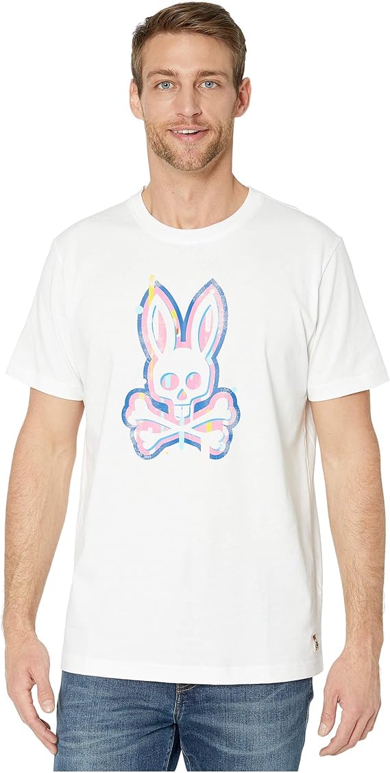 Psycho Bunny Graphic Bunny T-Shirt: Amazon.co.uk: Clothing