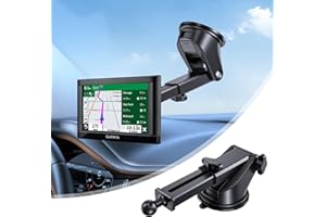 IGOEVO GPS Mount for Garmin - Dashboard and Windshield Garmin GPS Mount for Car,GPS Holder for Car Dashboard Garmin Nuvi Dezl DriveSmart StreetPilot RV