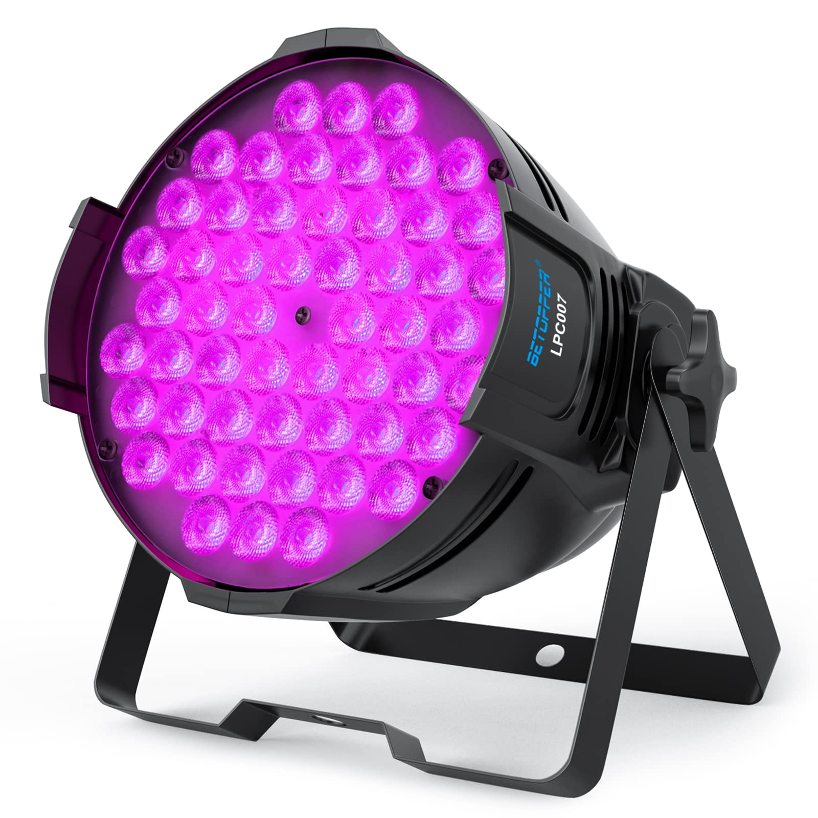 BETOPPER Stage Light 54x3W RGB 3 in 1 LED Par Light Disco Light for Parties with Sound Activated & DMX Control Dj Lights for Show, Stage, Church, Party, Wedding, Concert, Club
