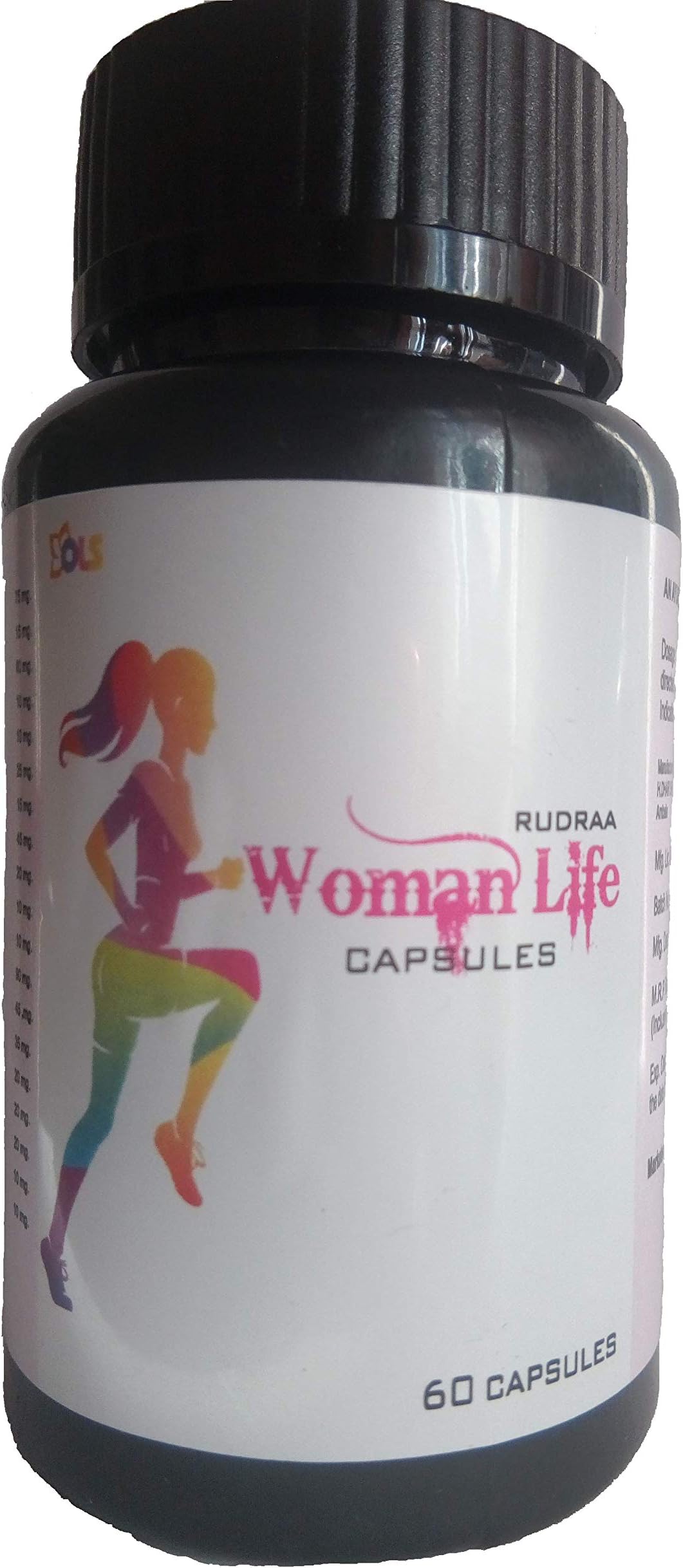 RUDRAA WOMAN LIFE FOR AYURVEDIC CARE FROM LEUCORRHOEA 60 CAPSULES