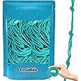 Fruidles Licorice Laces, Licorice Rope Gummies Candy for Parties, Birthdays, Events, and More (Half-Pound) - Blue Raspberry