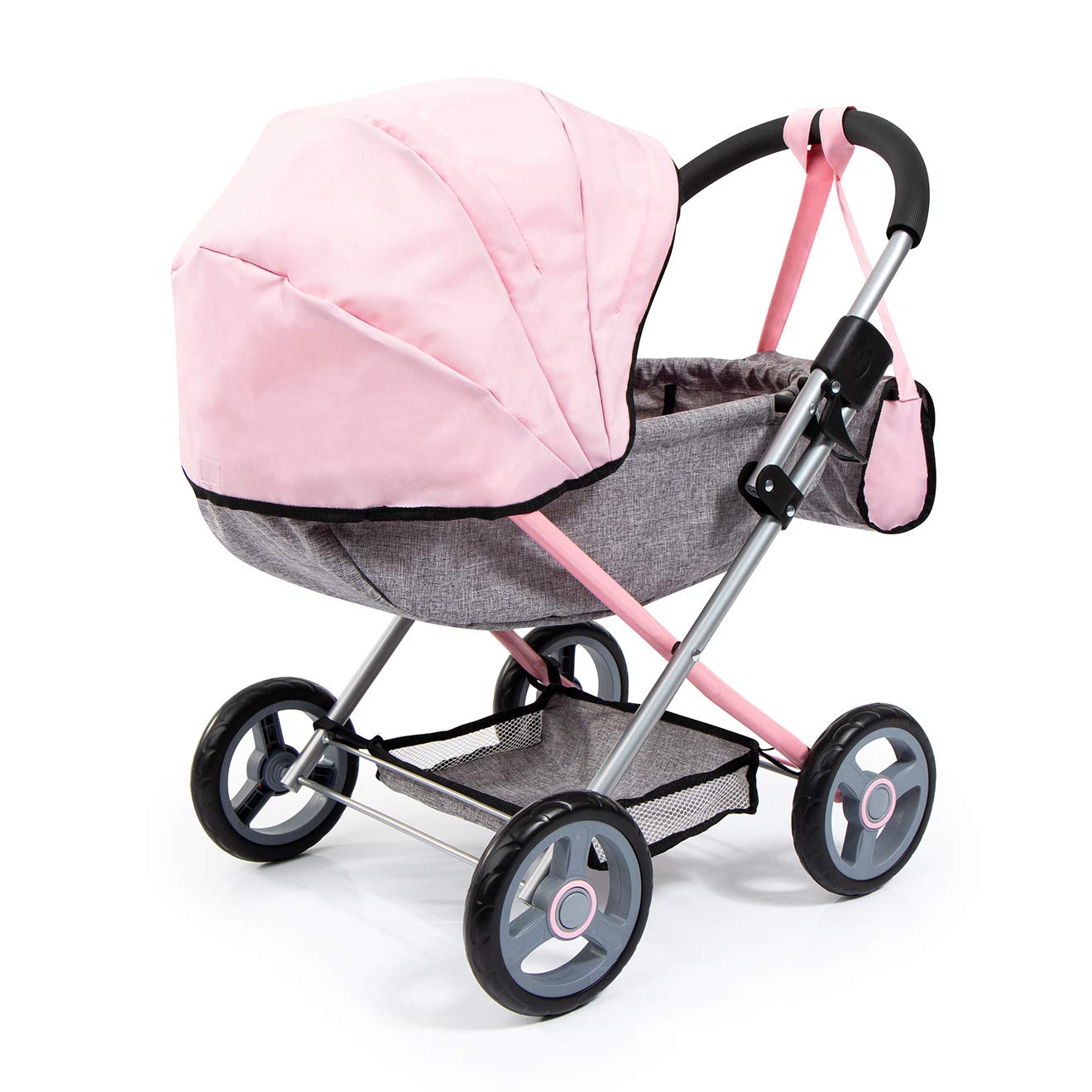 Bayer: 4-in-1 Toy Baby Doll Pram Stroller Cosy Set - Dolls Up to 18