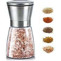 Abdodar Premium Stainless Steel Salt and Pepper Grinder - Lovely Salt and Pepper Shakers with Adjustable Coarseness…