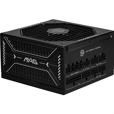 MSI MAG A850GLS 850W PCIe 5.1 ATX 3.1 Gold PSU Native 12V-2x6