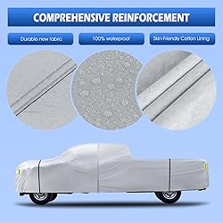 Truck Cover Waterproof All Weather, 6 Layers Pickup