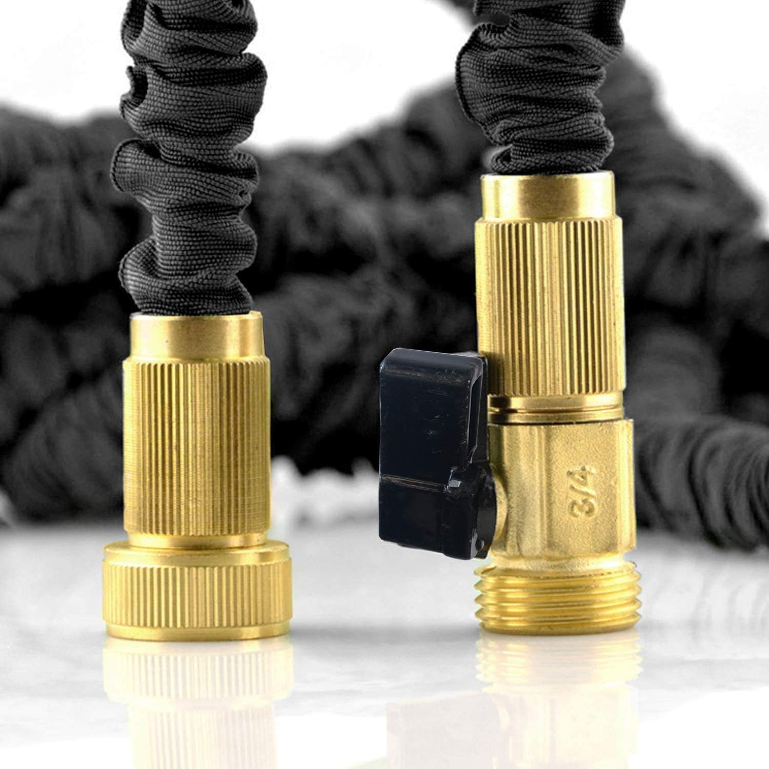 Expandable Garden Hose 100ft Durable Lightweight Water Hose, Spray