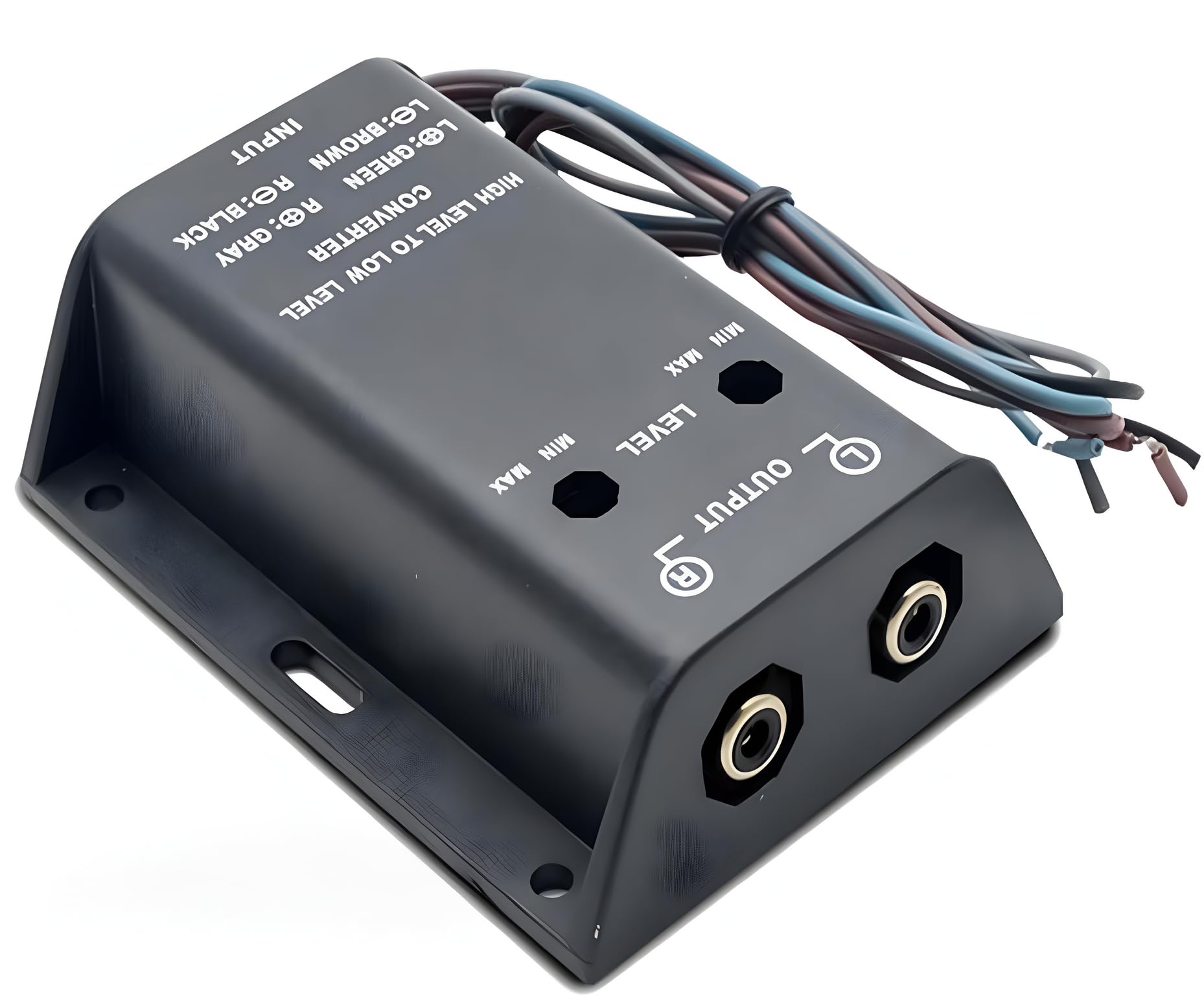 Sound Way Speaker to RCA Car Radio Converter Adapter Interface