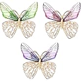 3 Pcs Butterfly Brooches for Women Butterfly Crystal Pins Trendy Butterfly Brooch Colorful Butterfly Wings Brooch Jewelfy Gift for Party, Wedding and Anniversary