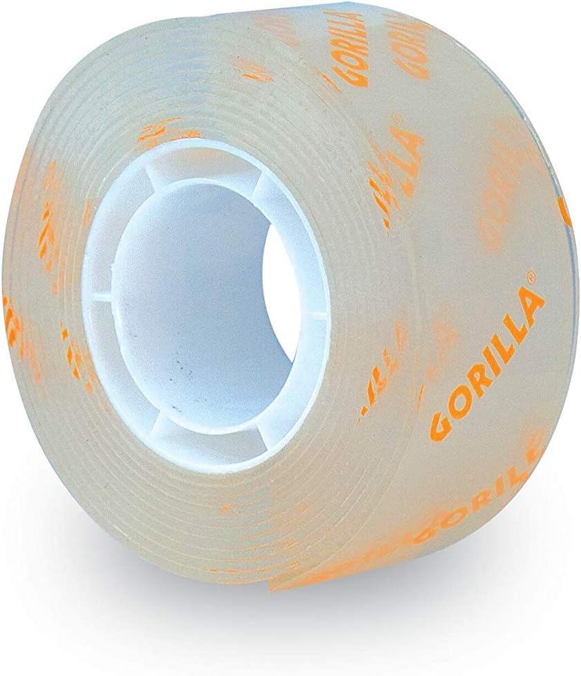 Gorilla Tough & Clear Double Sided Mounting Tape, 1" x 60", Clear, (Pack of 1): Home Improvement