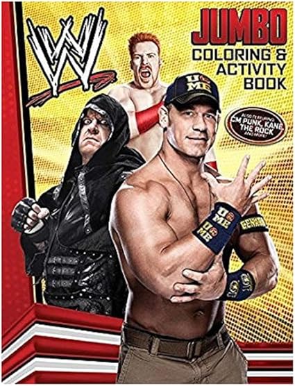 pic Wwe Coloring Book bendon publishing wwe 64 page coloring and activity book