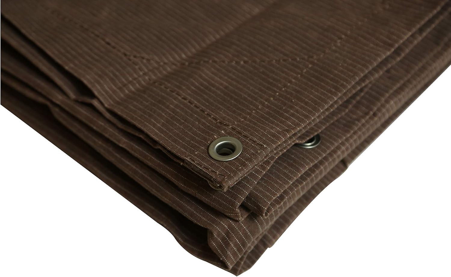 Reinforced Edges & Corners Cut Size 6x8, Finished Size 56x7’6”, Brown