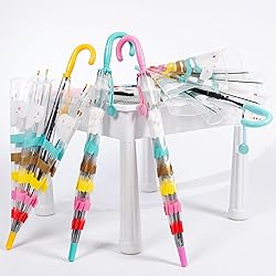 RONIARE Kids Clear Umbrellas for Rain Dome Bubble