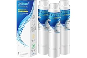 ICEPURE RWF5800A Refrigerator Water Filter Replacement for Frigidaire EPTWFU01, EWF02, Pure Source Ultra II, PureSource Ultra 2, SCWFTCTO, GP006, EPTWFUO1, MR022, JO22, BO022, TH-01, DE022, 1007 3PACK
