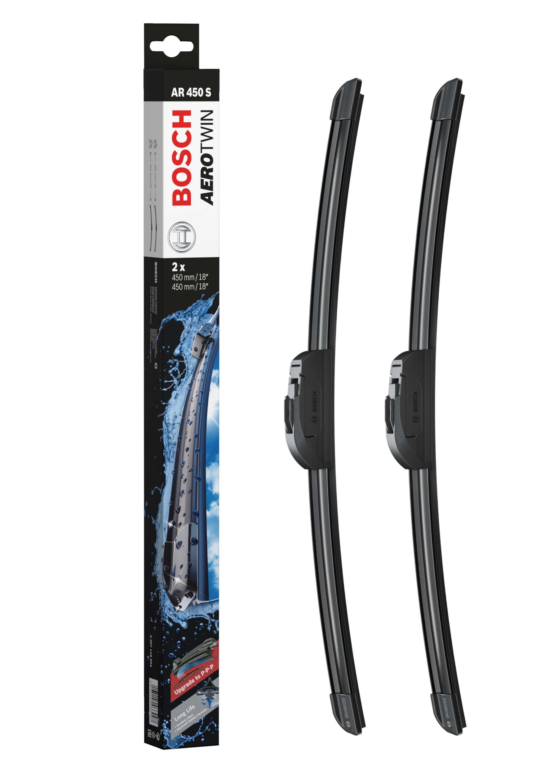 Bosch 3397118994, Aerotwin Wiper Blade Set, Retrofitting Set AR450S, Length: 450/450