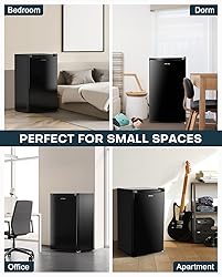 Upstreman 3.2 Cu.Ft Mini Fridge with