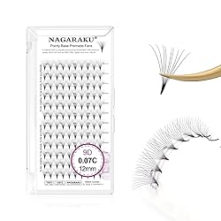 NAGARAKU Premade Fans Eyelash Extensions Premade