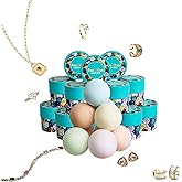 Fizz & Rizz Jewelry Mystery Bath Bomb:Surprise Rings,Necklaces, Earrings,Bracelets and Chance to Reveal High-Value Jewelry Bath Bomb Perfect Gifts for Various Occasions
