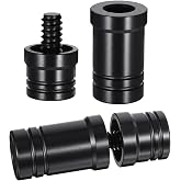 Pool Cue Joint Protector 3/8 x 10 Billiard Cue Joint Protector Black Stick Joint-Protector for Players Pool Billiard Cues(Black, 55x22mm)