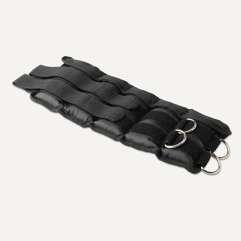 Pesas ajustables para tobillo y muñeca para mujeres y hombres, 1.13kg cada una, juego de 2