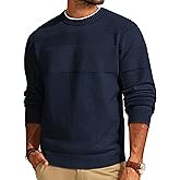 PJ PAUL JONES Mens Sweater Casual Crew Neck Pullover Textured Knit Sweaters
