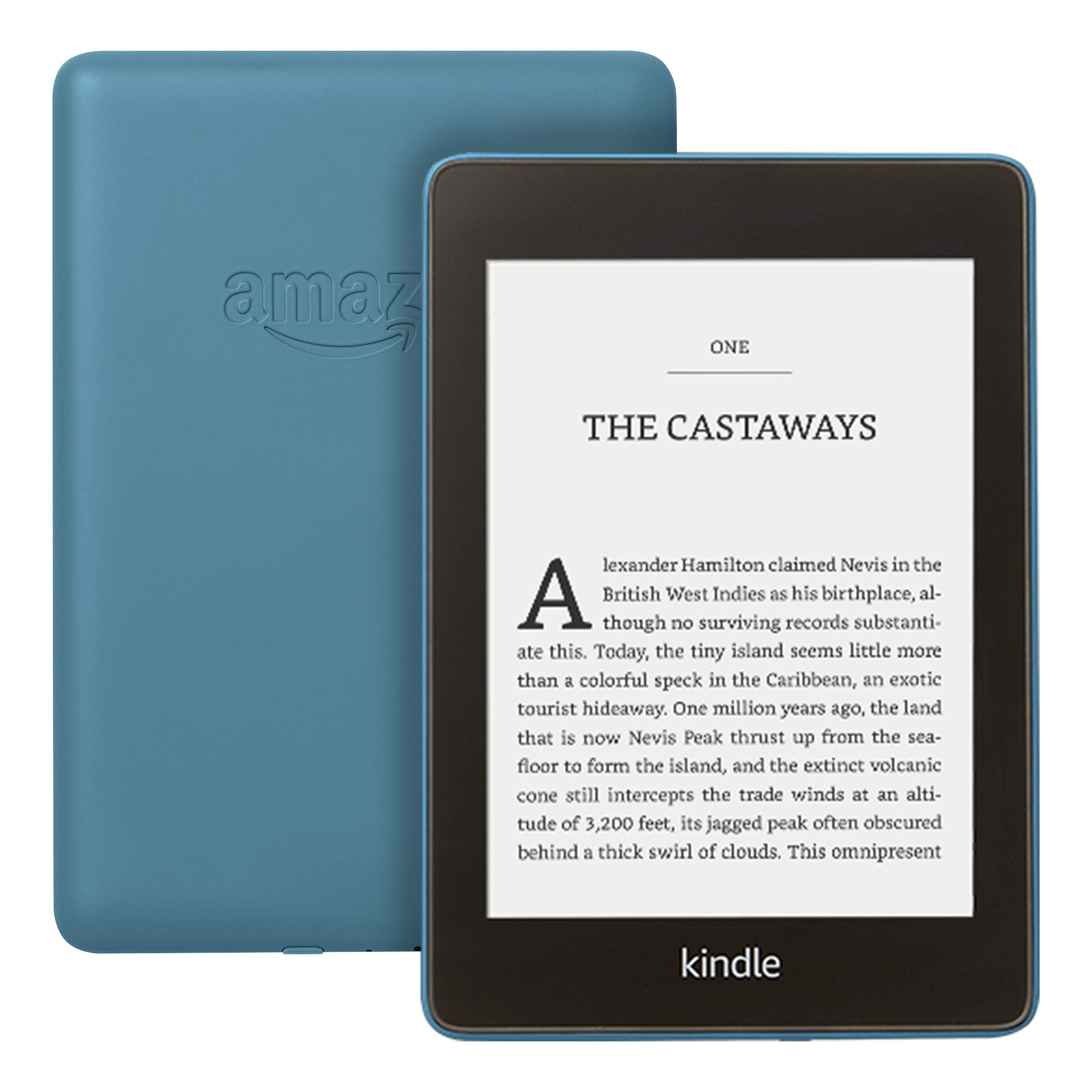 Kindle Paperwhite | Waterproof, 6" High-Resolution Display, 8 GB—with Ads—Twilight Blue + Kindle Unlimited (auto-renewal applies)