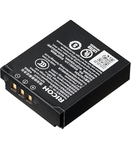Amazon.com : Battery 2 Pack for Ricoh CX3, CX4, CX5, CX6, PX