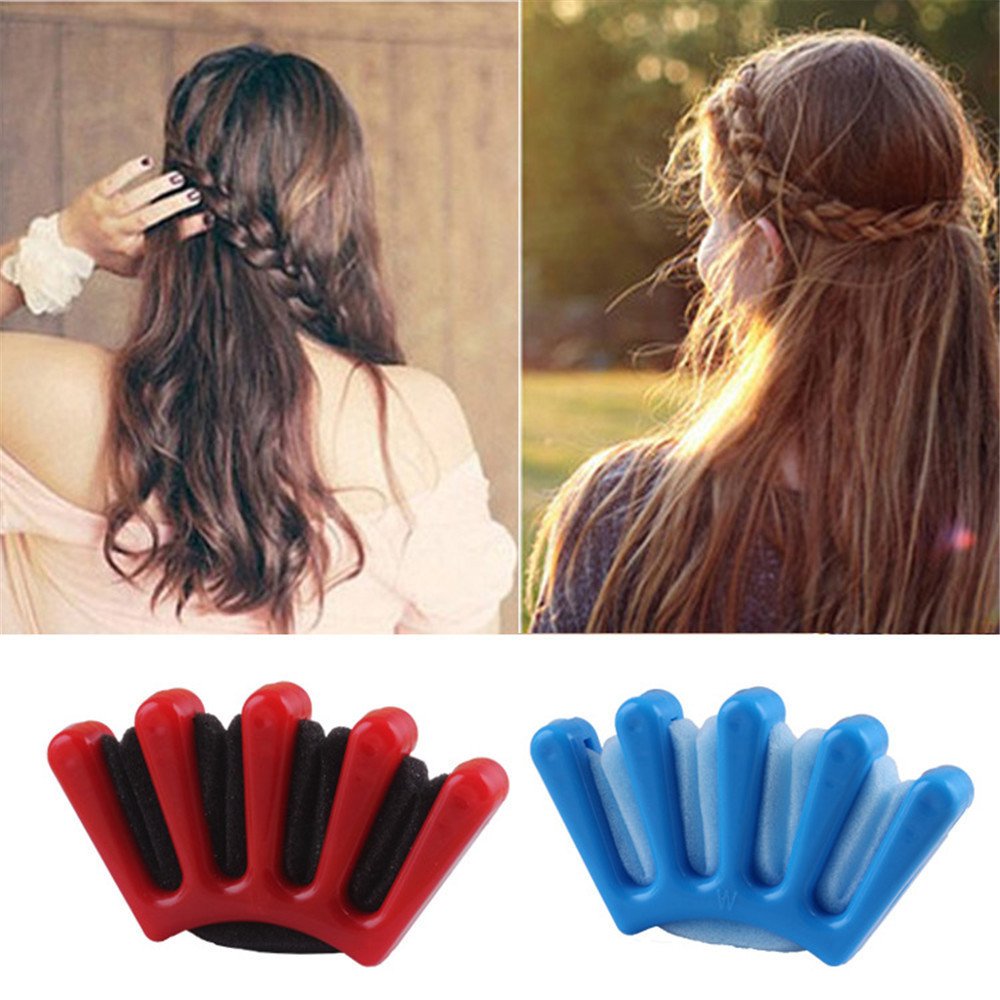Amazon Com 2 Pcs Diy Sponge Hair Styling Tools Fast Bun Maker