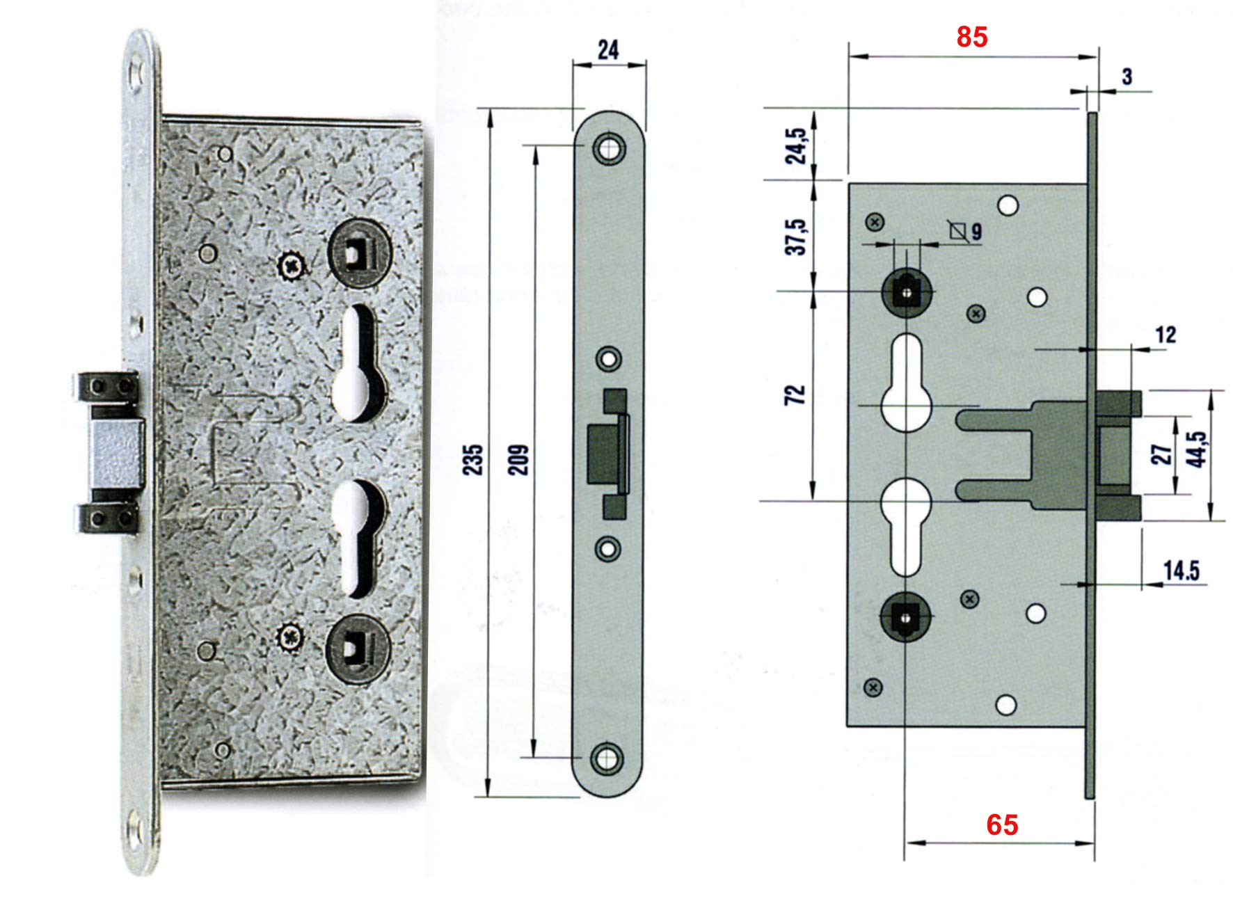 Corbin Nemef Pn9000365 Anti-Panic Lock