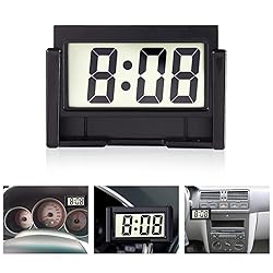 Car Dashboard Digital Clock - with Jumbo LCD Time
