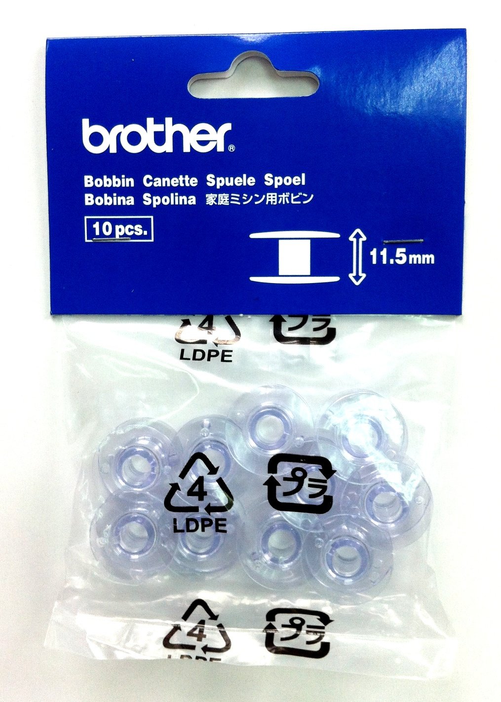 Brother Bobbins 11.5mm Pack of 10 by Brother