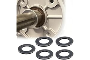 ADJUADN 5pcs Black Clutch Spacer Shim Washer 3/4 inch Shaft for 30 Series Torque Converter Predator 212cc Coleman CT200U BT200X KT196 196cc GX160 6.5hp 208cc Engine Mini Bike Go Kart