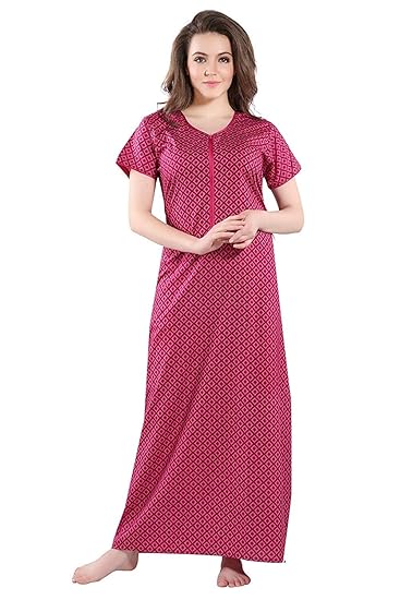 Women's Nursing Nighty Magenta