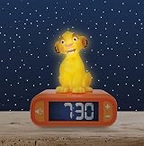 Lexibook Disney Lion King Simba Nightlight Alarm Clock LCD Backlit Snooze view 2