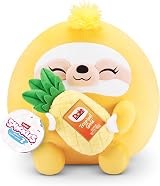 Snackles Sloth Series 2 Plush Toy 20 cm Brown Box Dole Pineapple