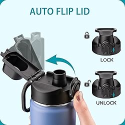 Soledea Auto Flip Lid for Hydro Flask Wide