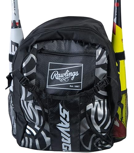Storm Backpack Equipment Bag | Girls T-Ball/Youth Baseball & Softball Amazon.com : Rawlings | STORM Backpack Equipment Bag | Girls  main image 4