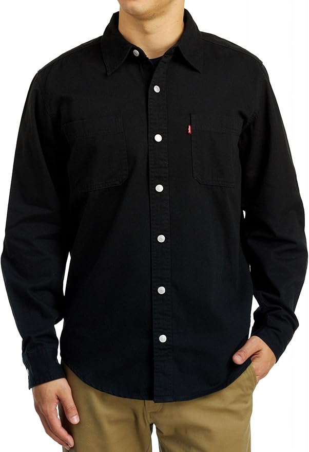 Levi's Classic Denim Workshirt Black (XXLarge, Black) at Amazon Men’s