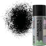 Rust-Oleum Painter's Touch Spray Paint Aerosol Satin Black 400ml