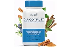 Nature’s NutriWave Glucotrust Capsules Supplement, Original Formula, 100% Natural Herbal Blend, Gymnema sylvestre, Chromium, Licorice | 30 Capsules, 1 Month Supply