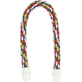 JW Pet Comfy Perch For Birds Flexible Multi-color Rope, Large - 28" Length