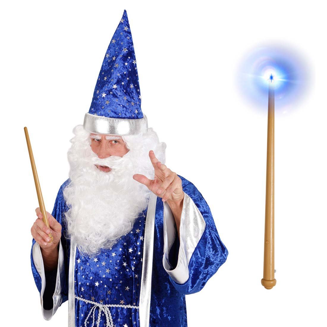 NET TOYS magic wand Magic Wand with Light and Sound 36 cm Fairy Wand