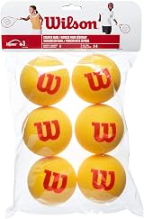 Wilson Kids Starter Foam Tennis Balls Pack of 6 Yellow One Size